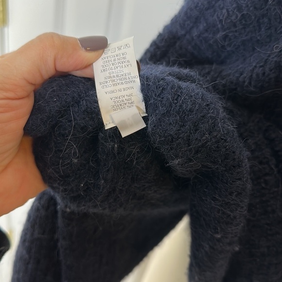 MEG Anchorage Sweater Navy SzM - Picture 10 of 10